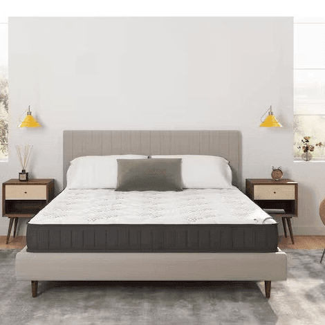 8.5-inch Perfect Comfort mattress with innerspring support and high-density foam